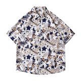 夏新款男大码打底衫宽松短袖T恤百搭印花体恤/7096p30，男装T恤，电商A012