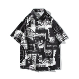 新款男大码打底衫宽松短袖T恤百搭印花体恤/7111p35，男装T恤，电商A012