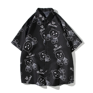 夏新款男大码宽松短袖T恤百搭印花体恤打底衫/7103p35，男装T恤，电商A012