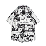 新款男大码打底衫宽松短袖T恤百搭印花体恤/7111p35，男装T恤，电商A012