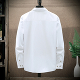 大码印花风衬衫男夏秋新款青年长袖衬衫QT5030/2115p50，男装衬衫，电商A012