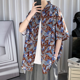 夏新款腰果花男大码底衫短袖宽松T恤百搭打/7108p30，男装T恤，电商A012