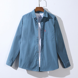 青少年ins长袖休闲宽松外套大码印花衬衫T恤衬衣/2280P30，男装T恤，电商A012