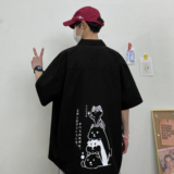 风新款男大码打底衫宽松短袖T恤百搭印花体恤/p27，男装T恤，电商A012