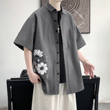 夏男大码打底衫宽松短袖T恤百搭印花体恤/7212p30，男装T恤，电商A012