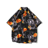 夏新款男大码打底衫宽松短袖T恤百搭印花体恤/7101p27，男装T恤，电商A012