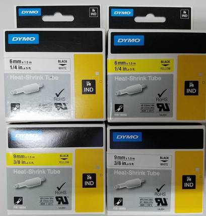 DYMORhino热缩管;聚乙烯 尼龙标签带18432/18433/18444/18445