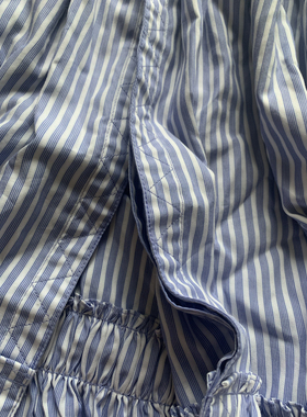 欧美重工 全面 荷叶边蝴蝶结系带短裙