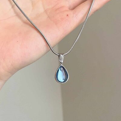 Vintage古着 Glazed water drops项链