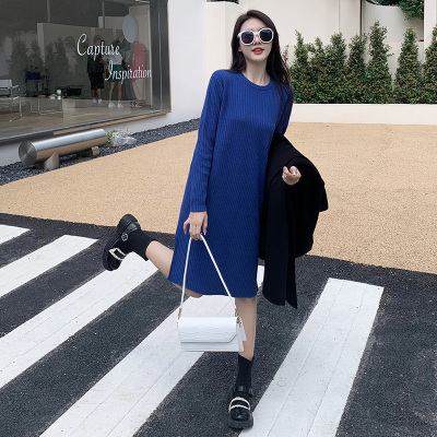 长袖毛衣裙子女秋冬新款内搭
