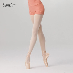 sansha 法国三沙芭蕾舞蹈短裤 成人考级跳舞基训平角裤三分打底裤