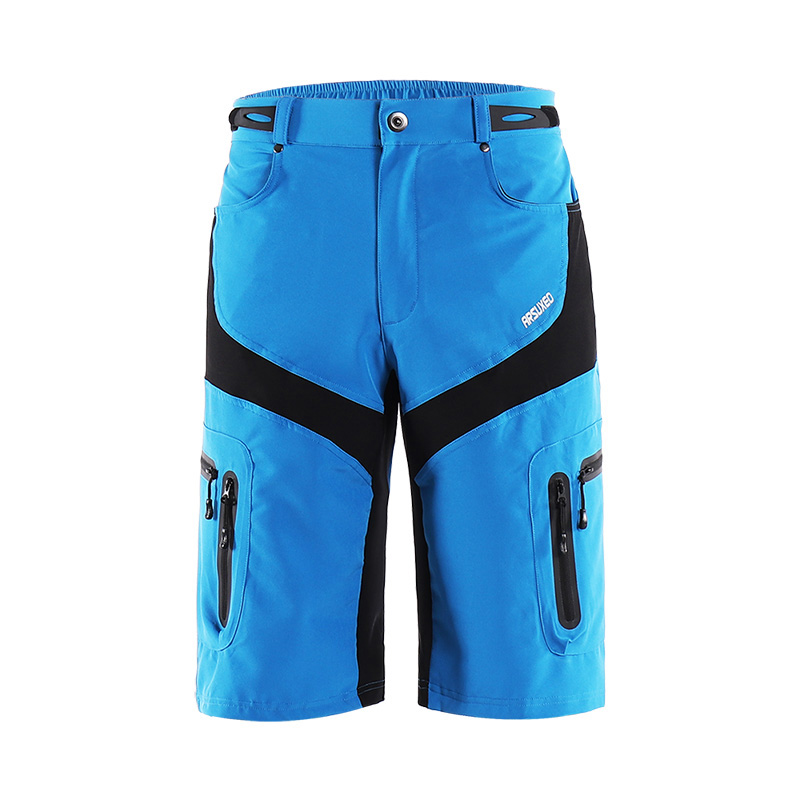 春夏骑行短裤男户外山地越野速降自行车裤装备宽松透气速干多口袋