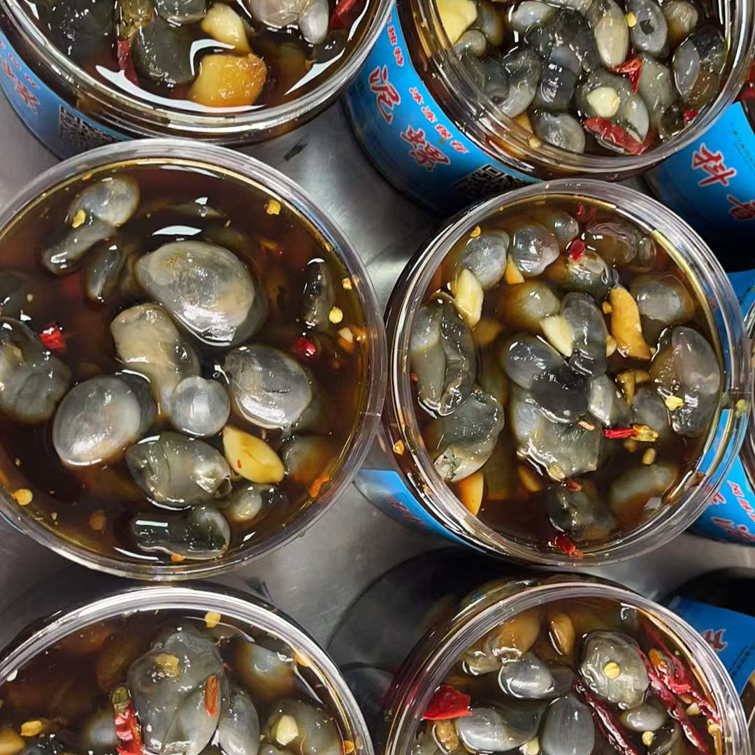 张磊泥螺家  手工制作大号黄泥螺500克（冷冻保存）