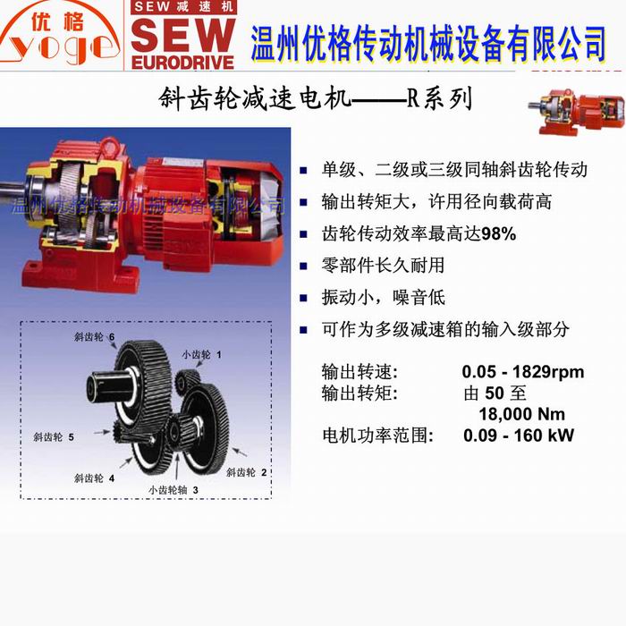 德国SEW减速机RF107R77DR63L4BM