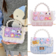 春夏新款 宝宝洋气卡通包包 可爱儿童包包小女孩珍珠手提斜挎包时尚