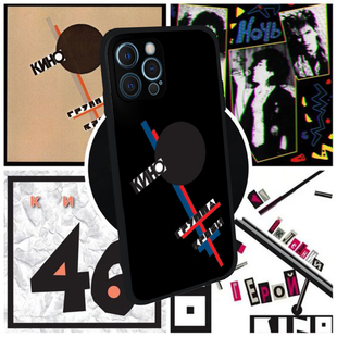 Viktor Tsoi维克多崔手机壳适用于iPhone17promax专辑16pro封面15p摇滚乐队14创意13个性12艺术KINO/КИНО