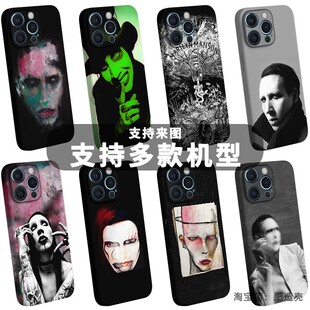 Marilyn Manson玛丽莲曼森哥特摇滚手机壳适用于iPhone17promax苹果16安卓15重金属音乐14pro美式13欧美17air