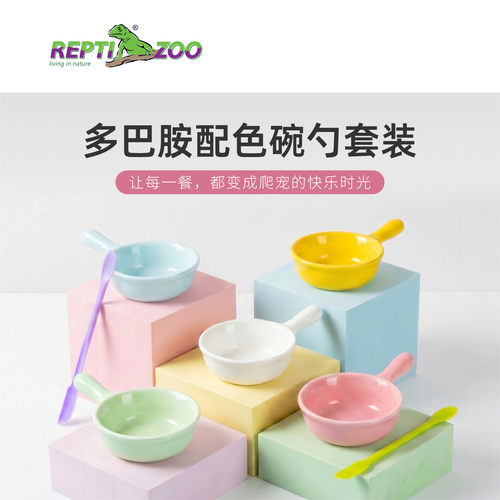 瑞皮爬宠果泥陶瓷喂食碗
