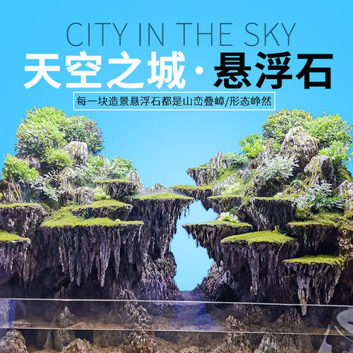 天空之城大号种草材料套餐造景石