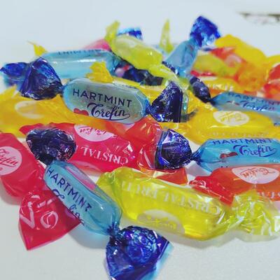 比利时特立芬Trefin冰晶硬糖 薄荷味水果味混合 喜糖 年货  一斤