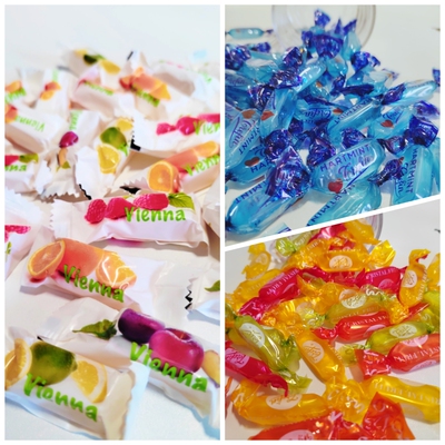 比利时进口特立芬Trefin水果夹心糖水晶果味硬糖薄荷糖酸甜味喜糖