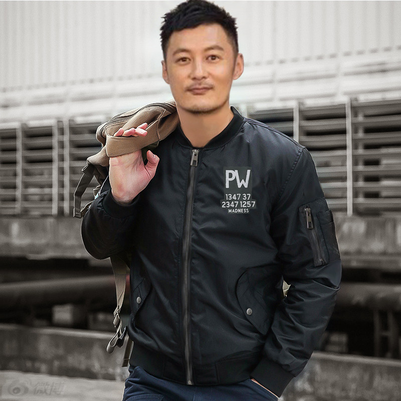 香港正品余文乐同款棒球服修身