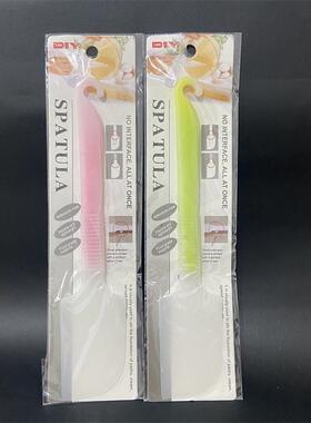 日本KM家用硅胶刮刀铲子烘培工具牛轧糖蛋糕奶油耐高温刮板抹刀铲