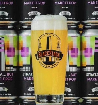 黑烟囱精酿啤酒杯威利杯原装进口