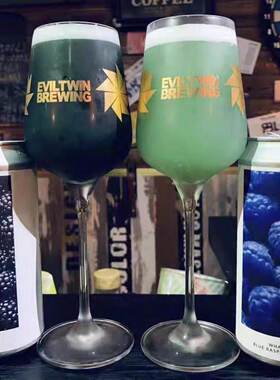 美国twin邪恶双胞胎精酿啤酒杯