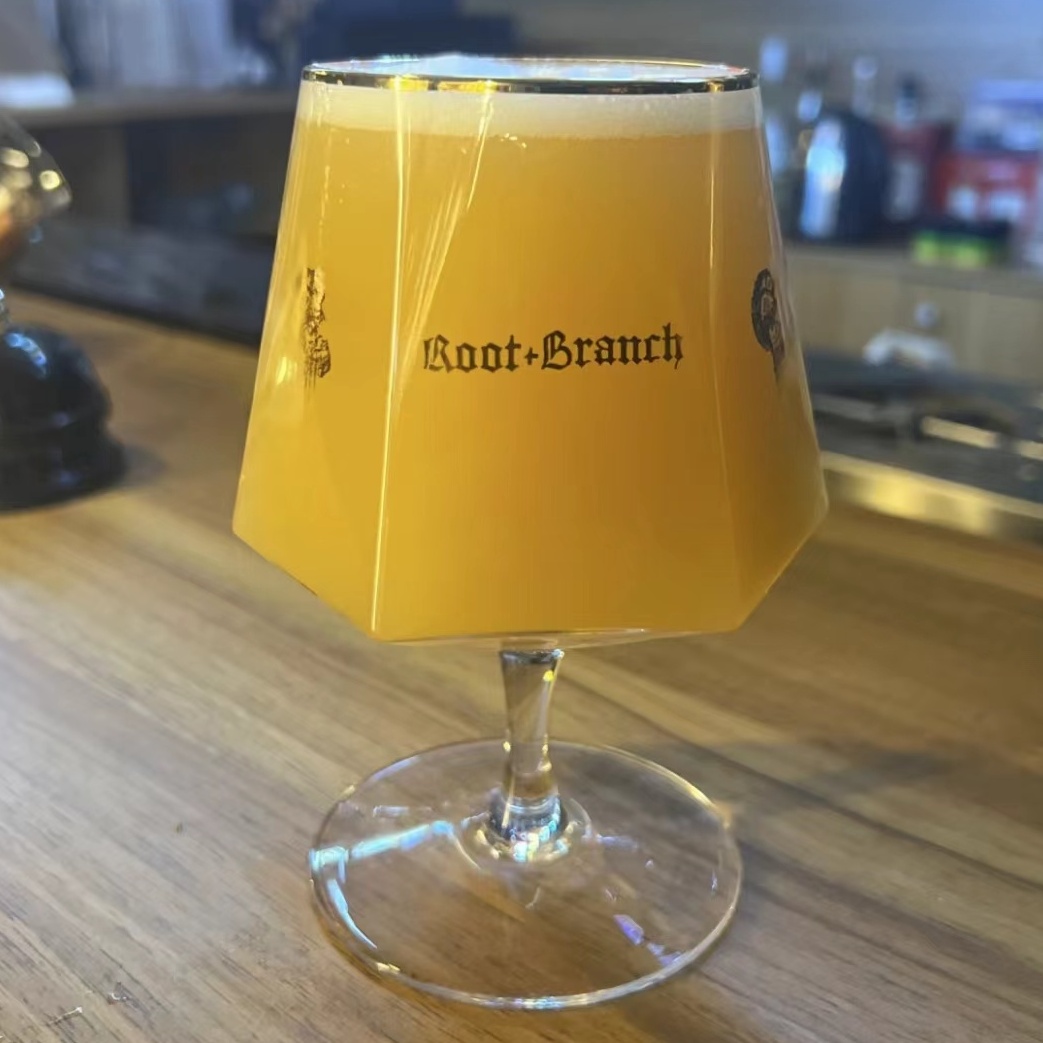 本末rootbranch金口金标骷髅六角精酿啤酒杯白兰地葡萄酒鸡尾酒杯