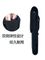 Vertical ultra-thin magnetic phone bag, black men's waist clip, phone case, wear belt, hang waist, phone waist bag for work thumbnail 3
