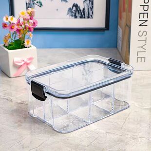 花茶分格收纳盒养生茶中药材分装盒汤料盒子五谷杂粮食品级密封罐