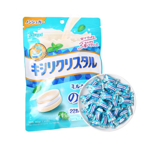 春日井牛奶薄荷夹心硬糖日本进口