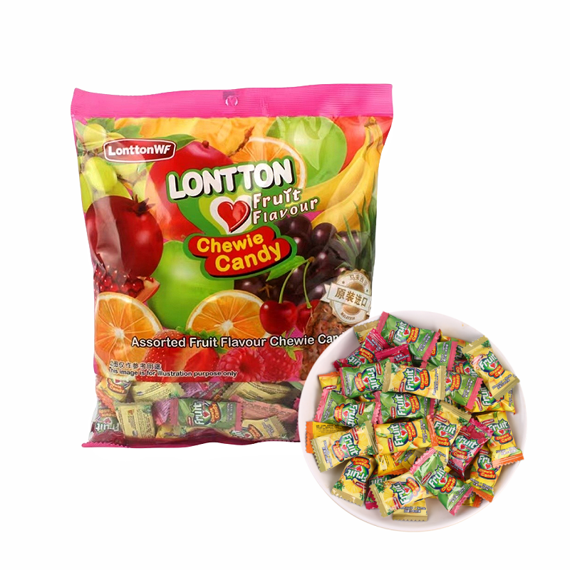 马来西亚lontton wf混合什锦水果味软糖婚庆喜糖休闲解馋零食