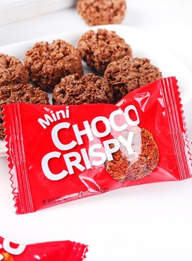 MINI CHOCO CRISPY迷你巧克力牛奶燕麦巧克力饼干麦脆网红小吃酥