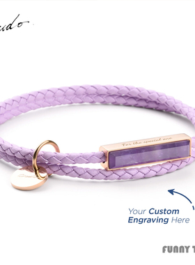 香港Crudo Leather贝母皮革绳情侣手链轻奢情人礼物送男女友定制