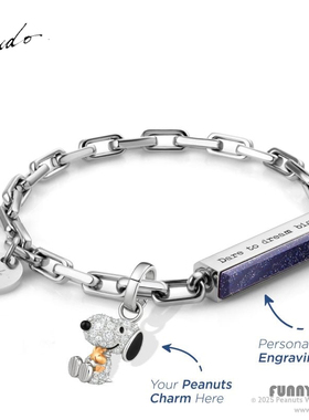 Crudo史努比贝母手链情侣礼物