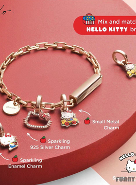 香港Crudo Leather贝母手链HELLO KITTY闺蜜情侣钢条手绳生日礼物