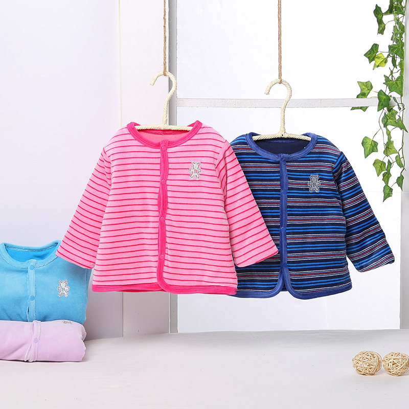 春秋冬加绒夹薄棉棉服外套