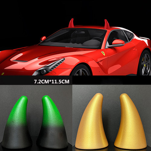 个性卖萌防撞车展吸睛神器恶魔角