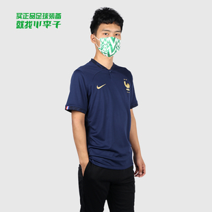 小李子:耐克2022世界杯法国队主场球迷版球衣成人男DN0690-410