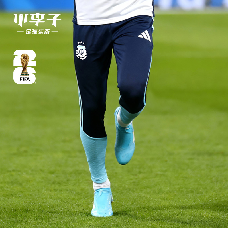 小李子ADIDAS阿迪达斯阿根廷球迷版运动训练收腿裤成人男JY7032
