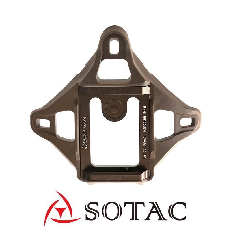 SOTAC-GEAR wilcox L3 墨鱼干 翻斗车支架 头盔户外头盔配件