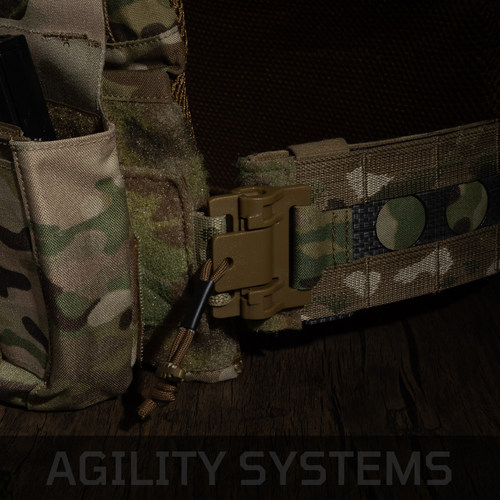 战术背心侧围快拆转接适配组件