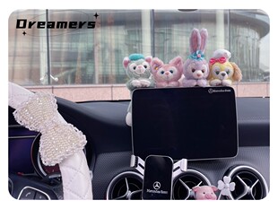 车搭子趴趴玩偶杰拉多尼星黛露玲娜贝儿汽车中控台显示屏车内摆件