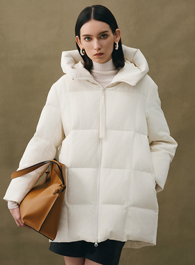 PALOWITING｜鹅绒服｜90白鹅绒面包服 一手长连帽加厚羽绒服女