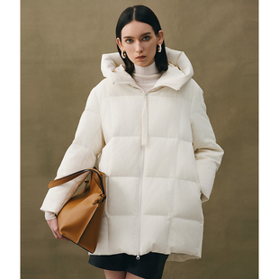 PALOWITING｜鹅绒服｜90白鹅绒面包服 一手长连帽加厚羽绒服女