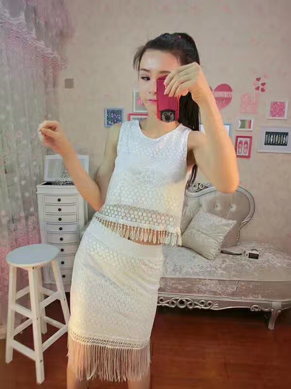 夏季学院女团甜辣风裙子辣妹蕾丝套装裙酷女孩盐系穿搭炸街连衣裙