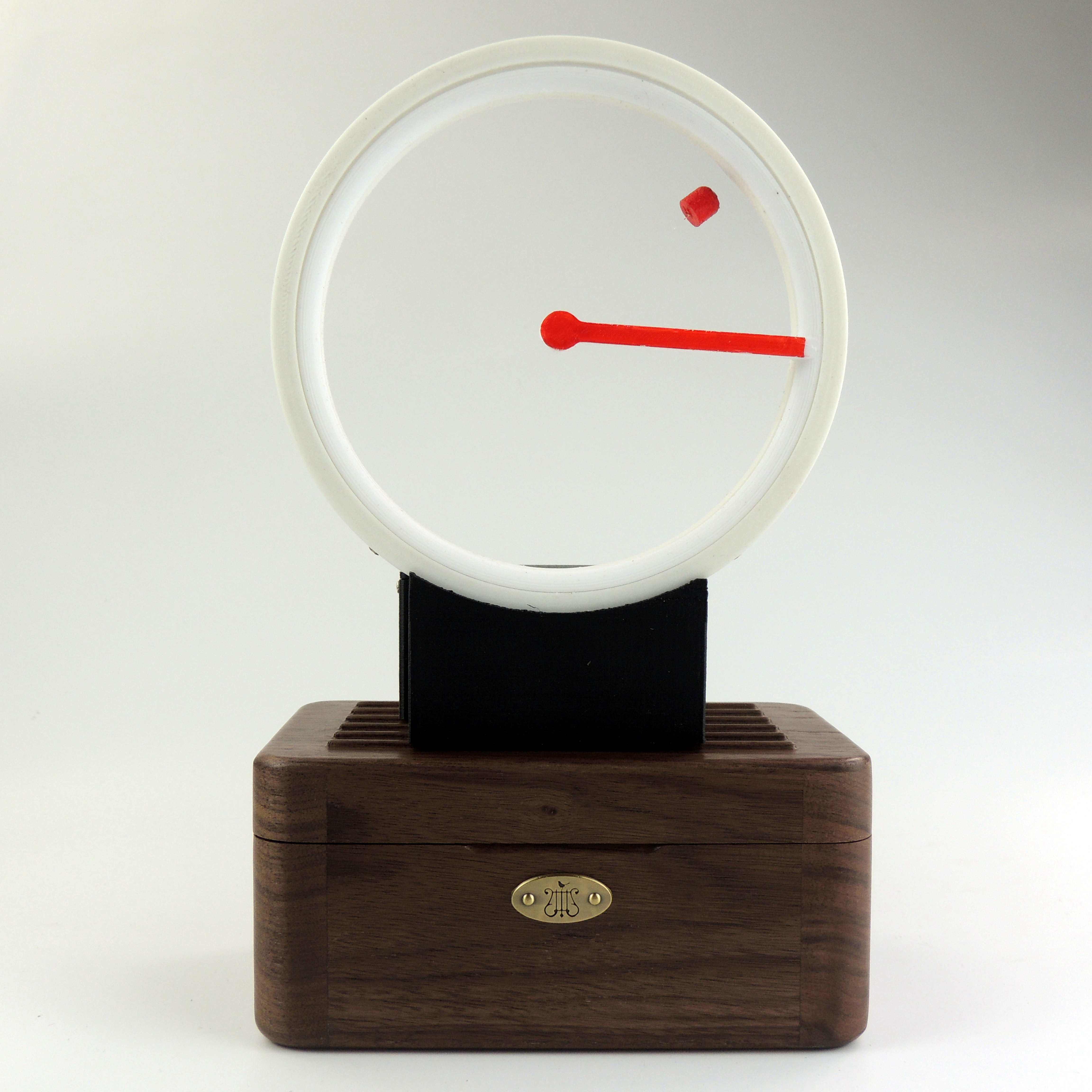 3d打印悬浮时钟悬浮时钟悬浮钟表创意玩具摆件3d打印悬浮时钟