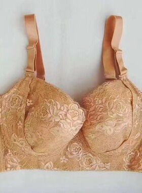 纤赢同款五扣短文胸收副乳内衣薄大码90F聚拢70B调整型防下垂E